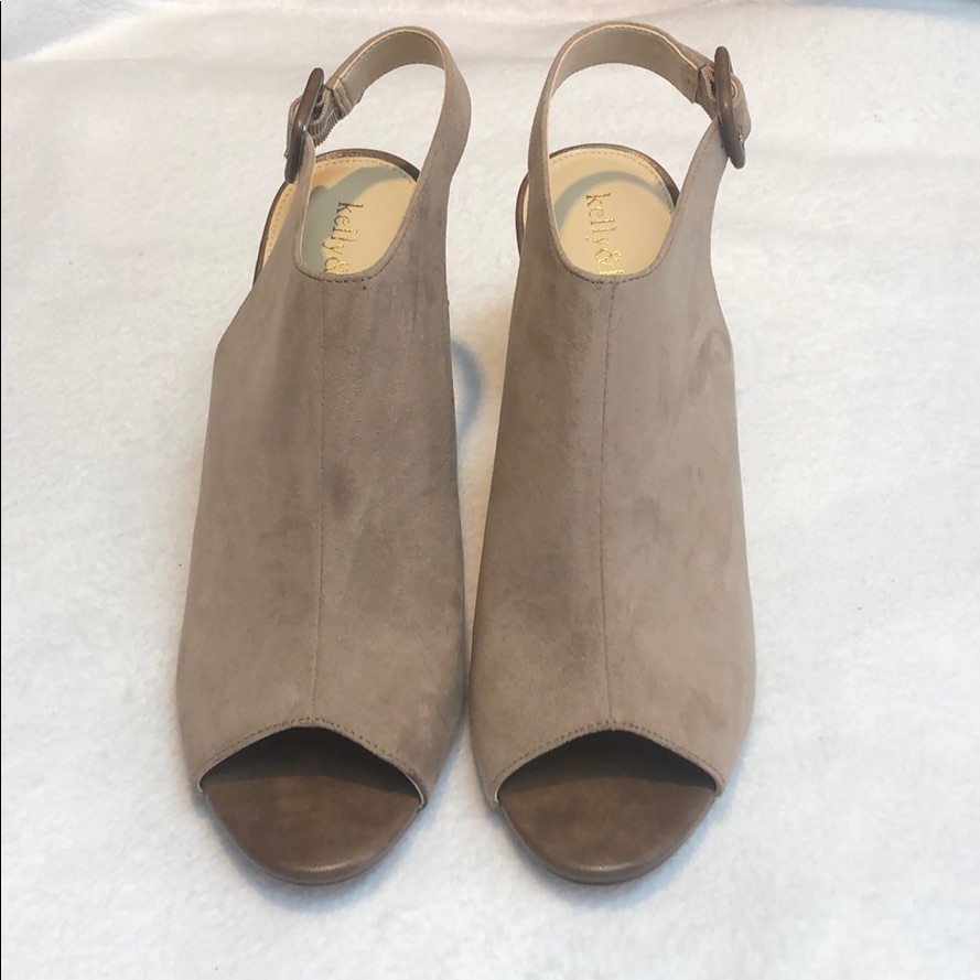 Brand New Kelly  Katie Suede Sling Back Heels